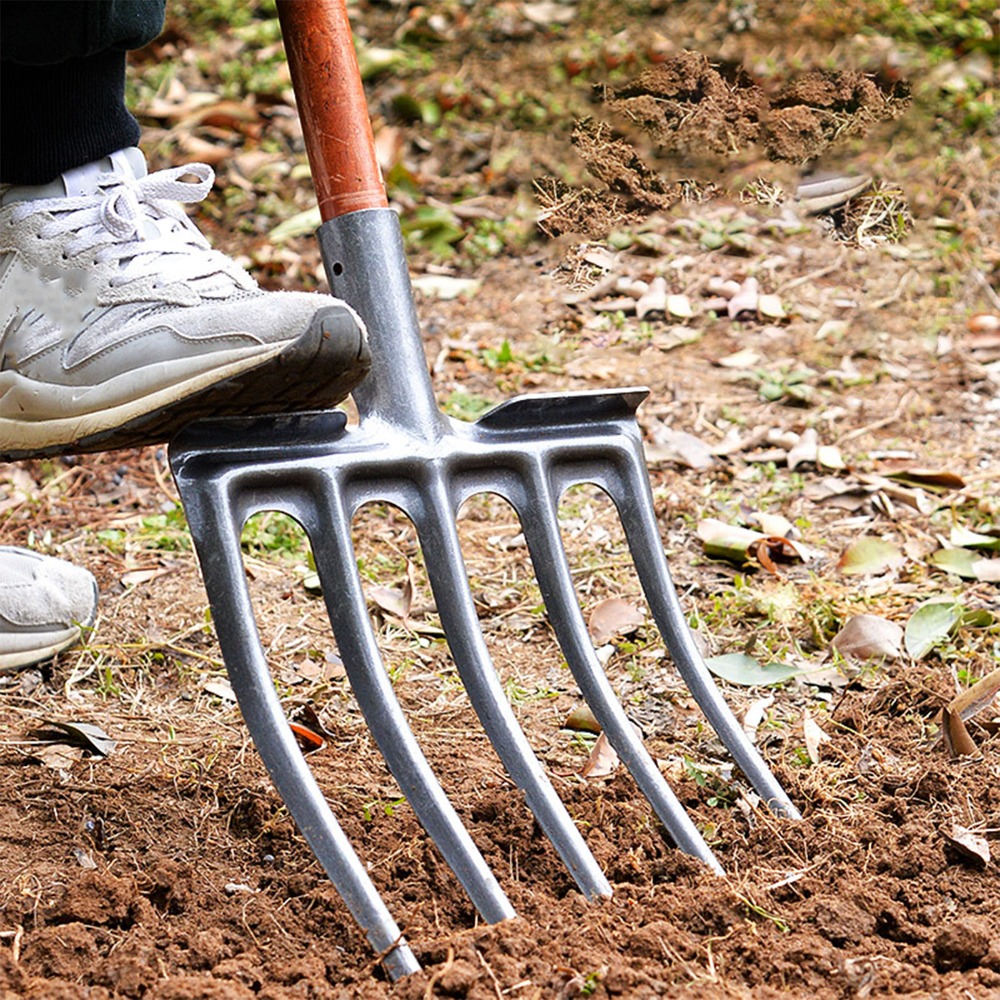 Garpu Penggali Baja Karbon Tin - Spade Digging Fork ulasan dan harga